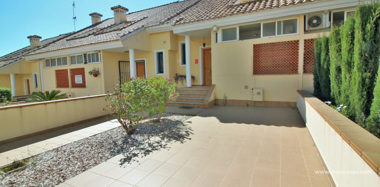 Townhouse for sale in Campoamor golf rear garden 2