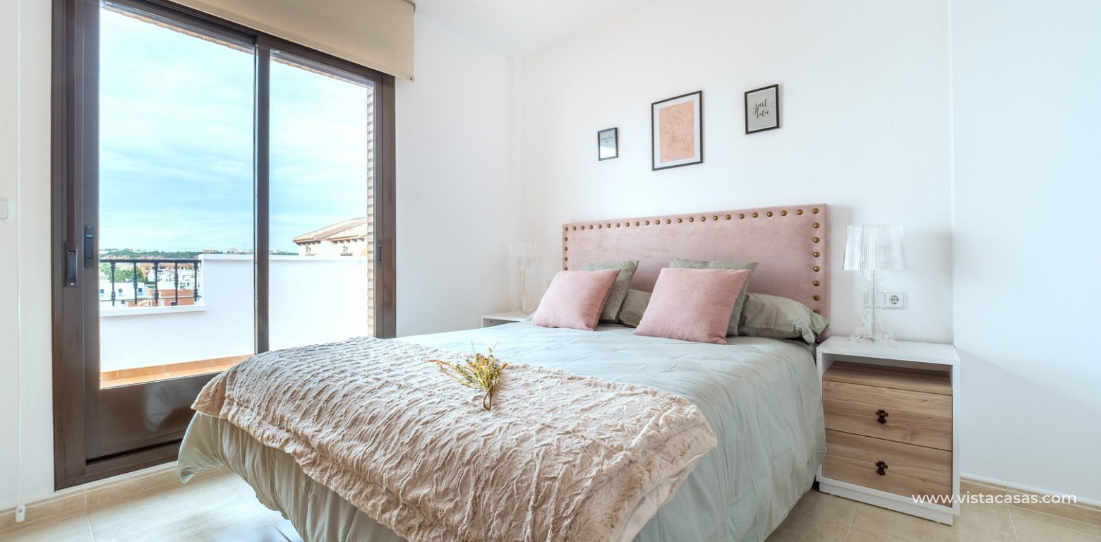 New build villa for sale in Pau 8 Orihuela Costa master bedroom