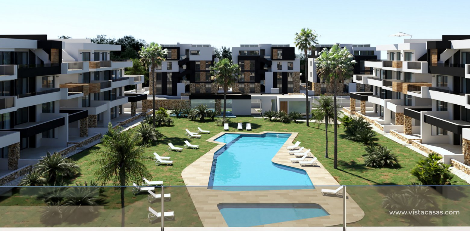New build apartment for sale in Villamartin Almanecer IX Sunrise 9 pool view