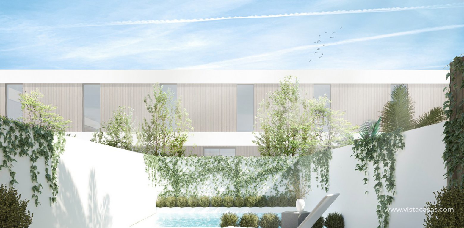 New build townhouse for sale Zen Life Pilar de la Horadada garden pool
