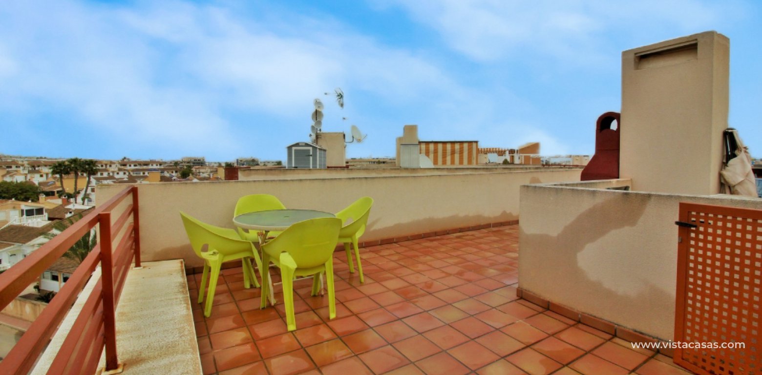 Penthouse apartment for sale in El Rincon Playa Flamenca roof solarium