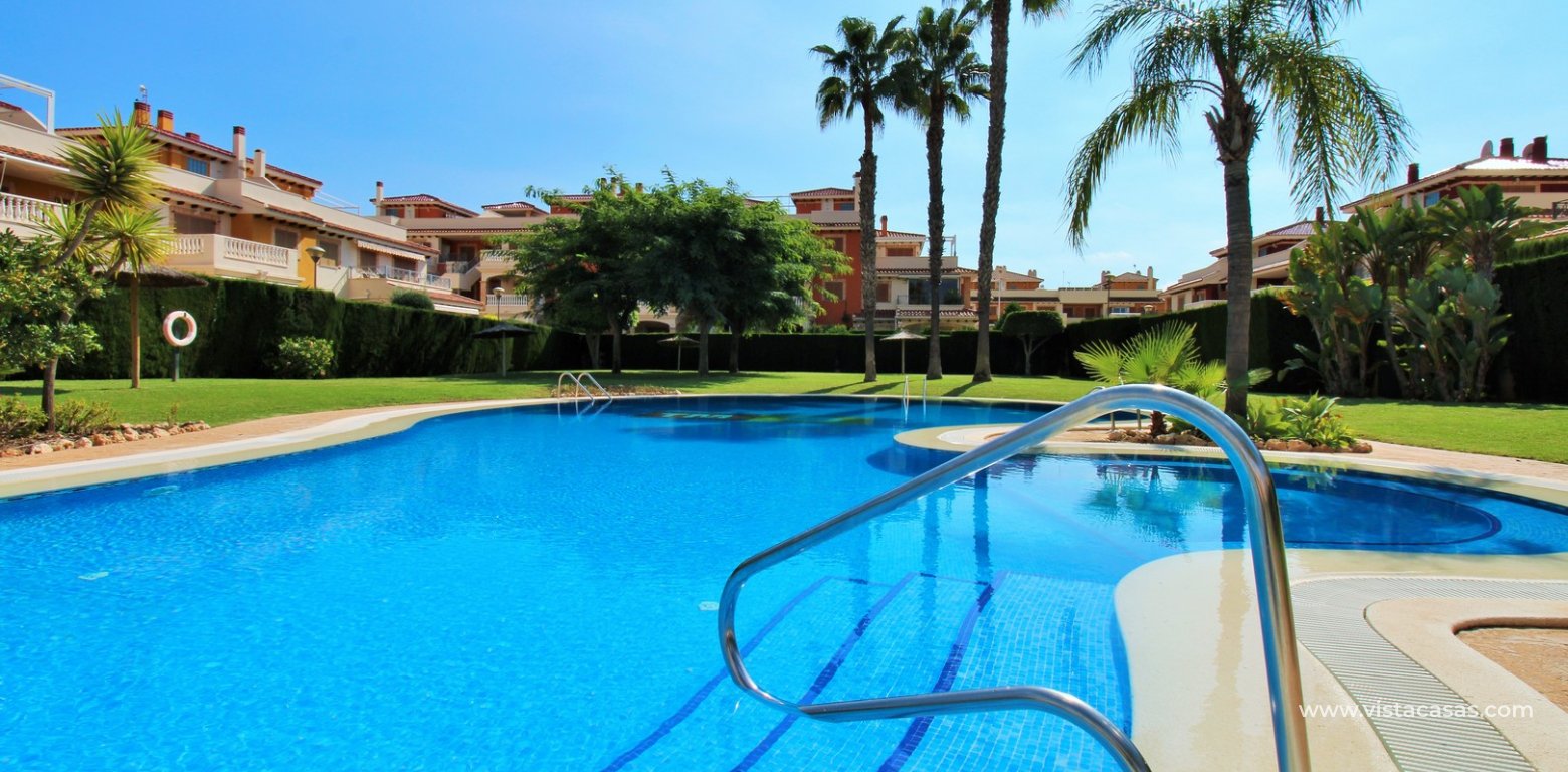 Ground Floor Apartment for Sale in Zenia Mar 8 Playa Flamenca communal swimming pool