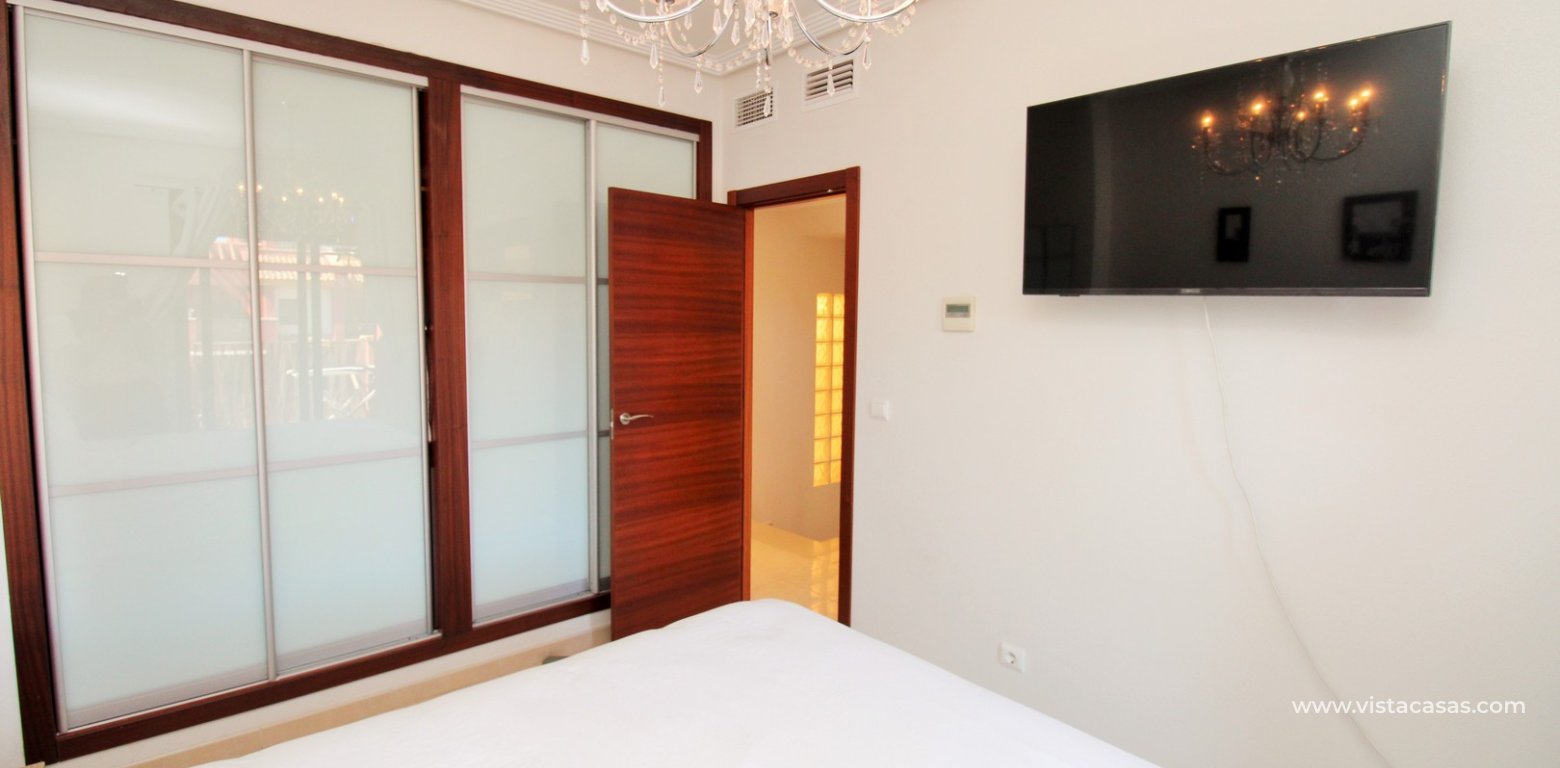 2 Bed Duplex with Spa Facilities in Lomas de Cabo Roig master bedroom fitted wardrobes