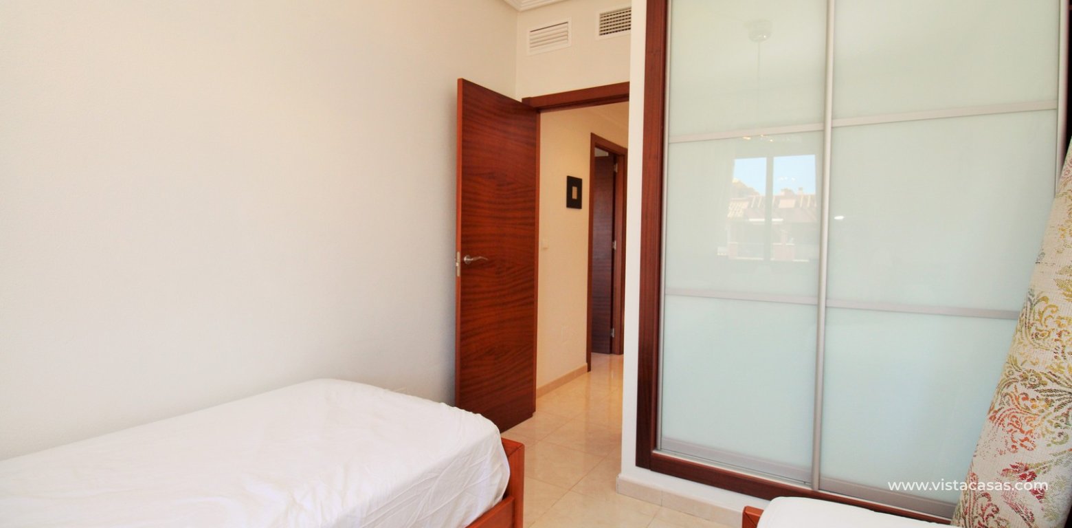 2 Bed Duplex with Spa Facilities in Lomas de Cabo Roig twin bedroom fitted wardrobes