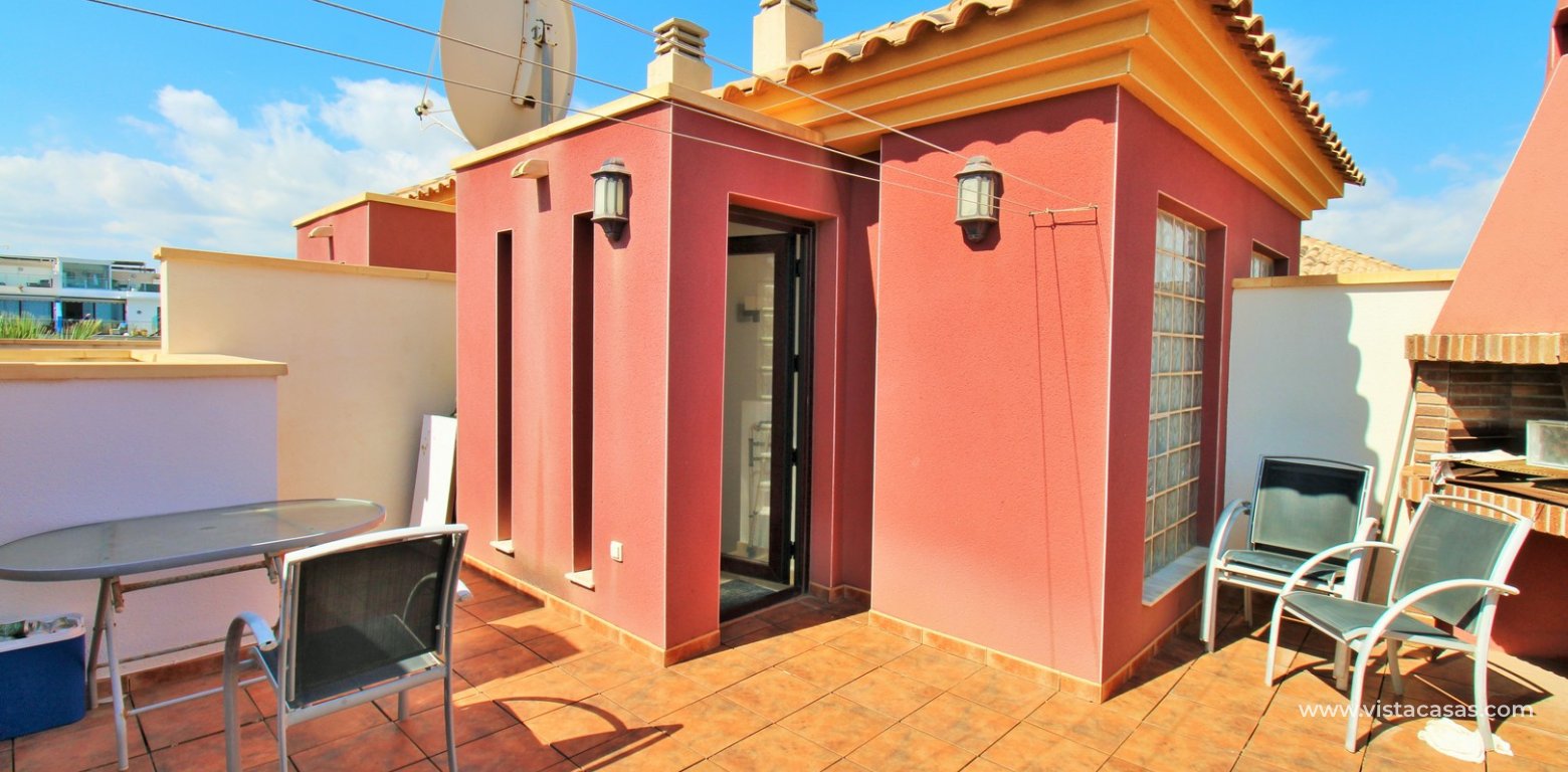 2 Bed Duplex with Spa Facilities in Lomas de Cabo Roig solarium