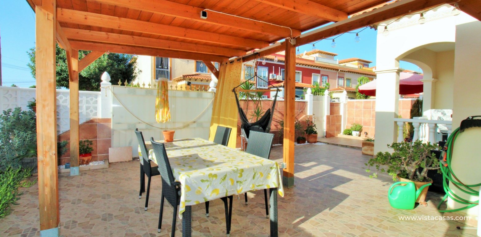 2 Bedroom South-Facing Townhouse For Sale in El Salado Torrevieja driveway