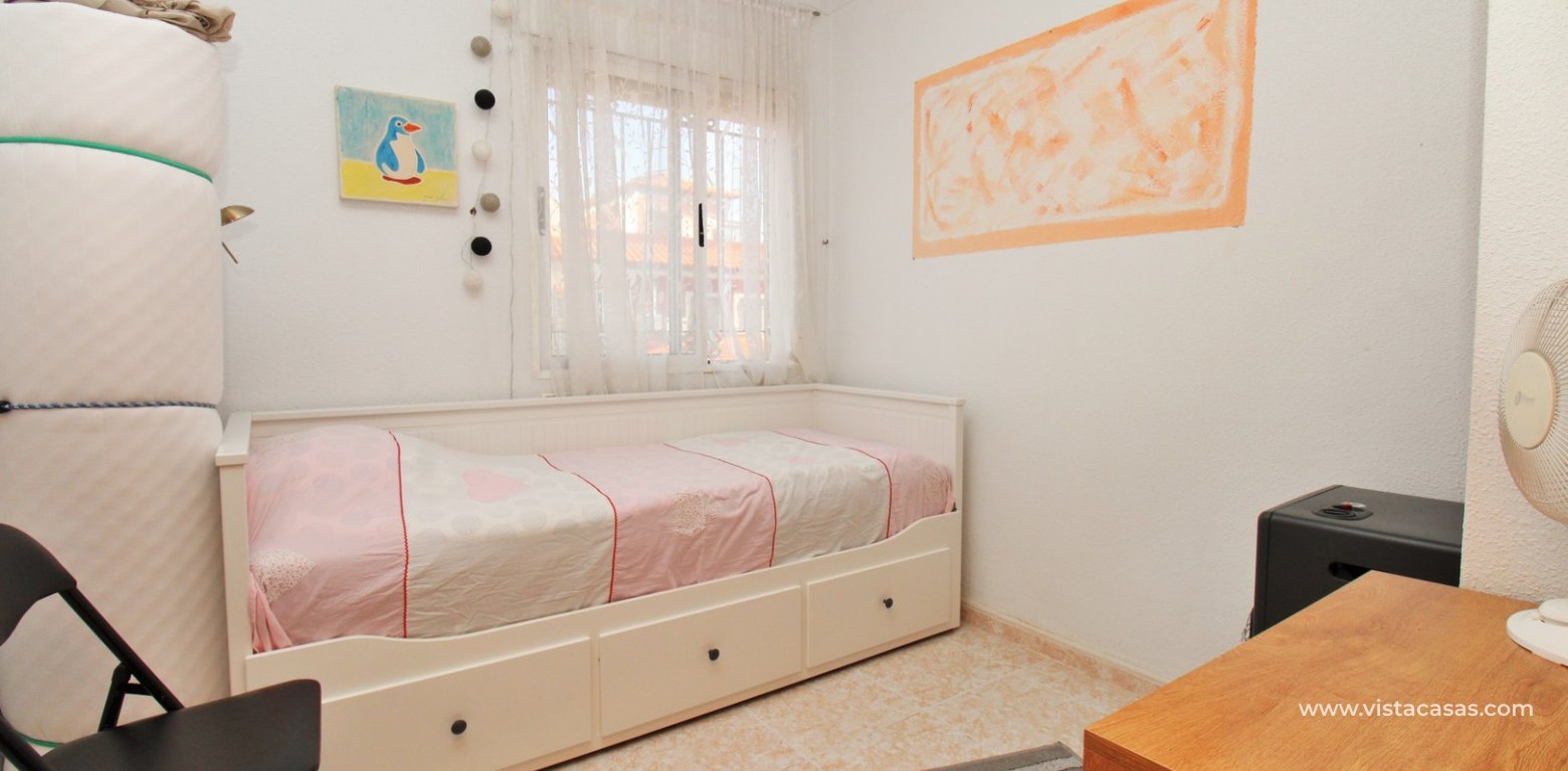 2 Bedroom South-Facing Townhouse For Sale in El Salado Torrevieja twin bedroom