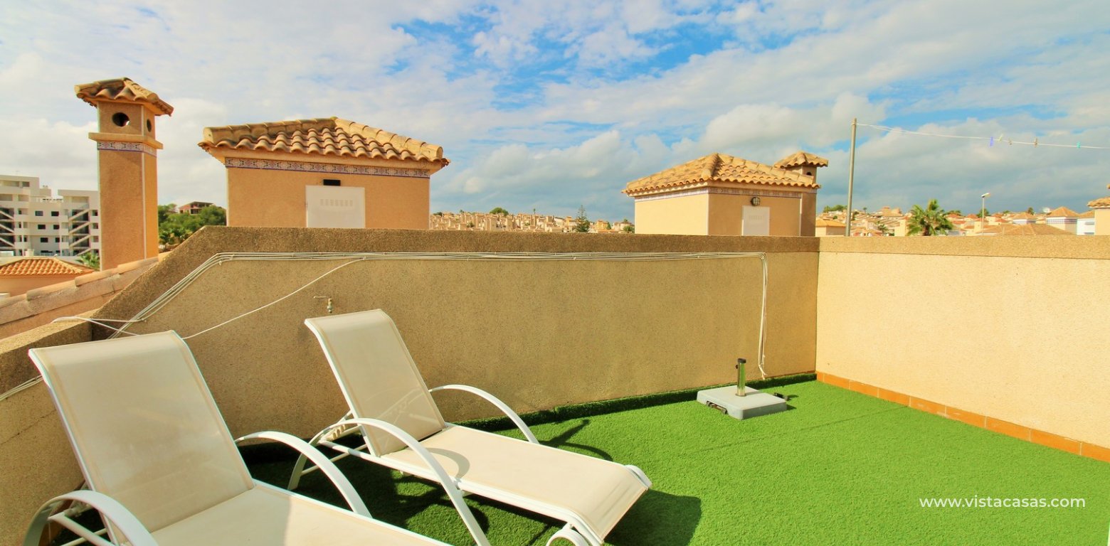 Renovated Zodiaco Quad For Sale In Villamartin roof solarium