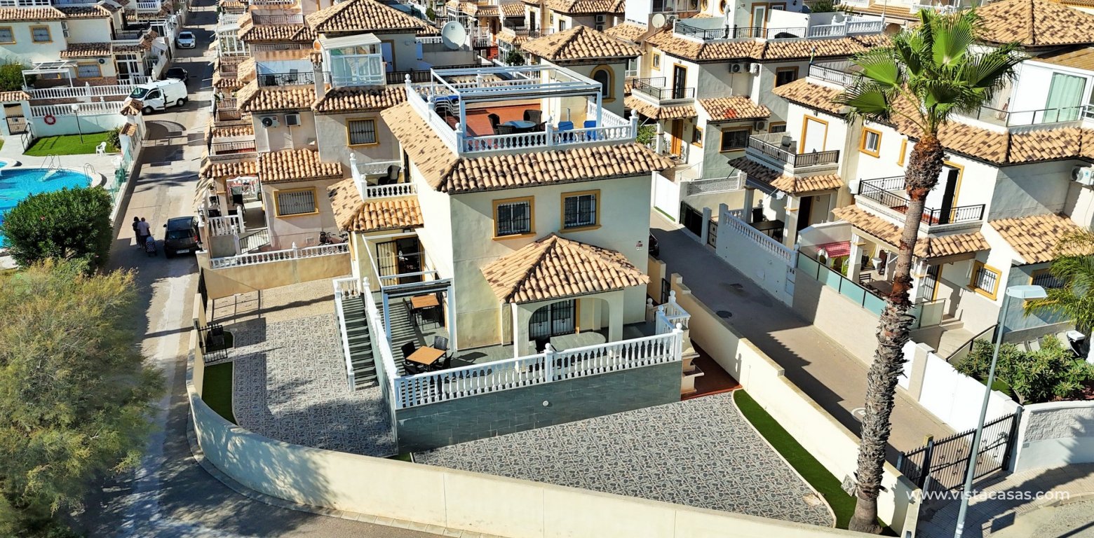 4-Bed Villa with Sea Views & Basement For Sale in Playa Flamenca detached