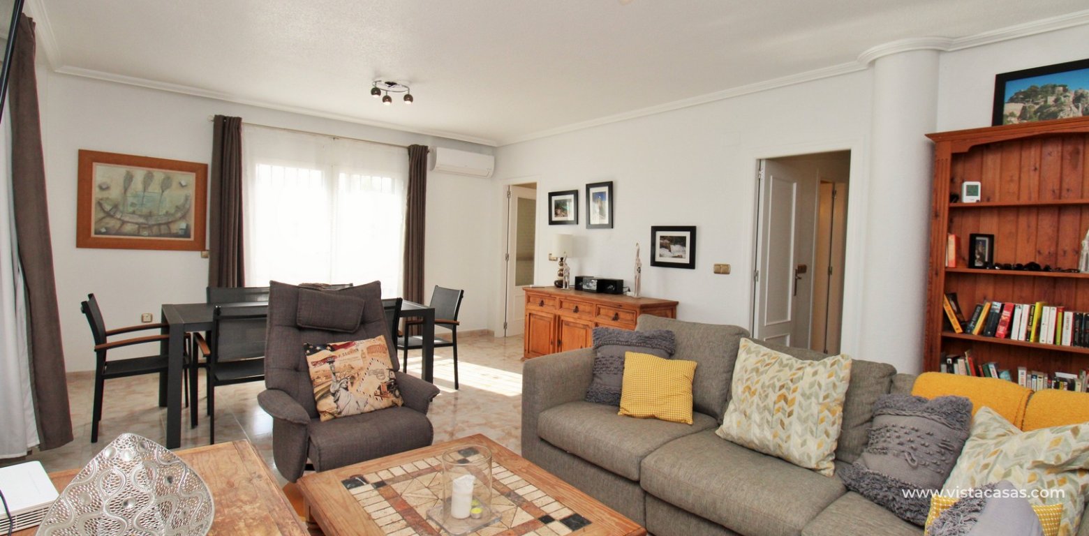 4-Bed Villa with Sea Views & Basement For Sale in Playa Flamenca lounge