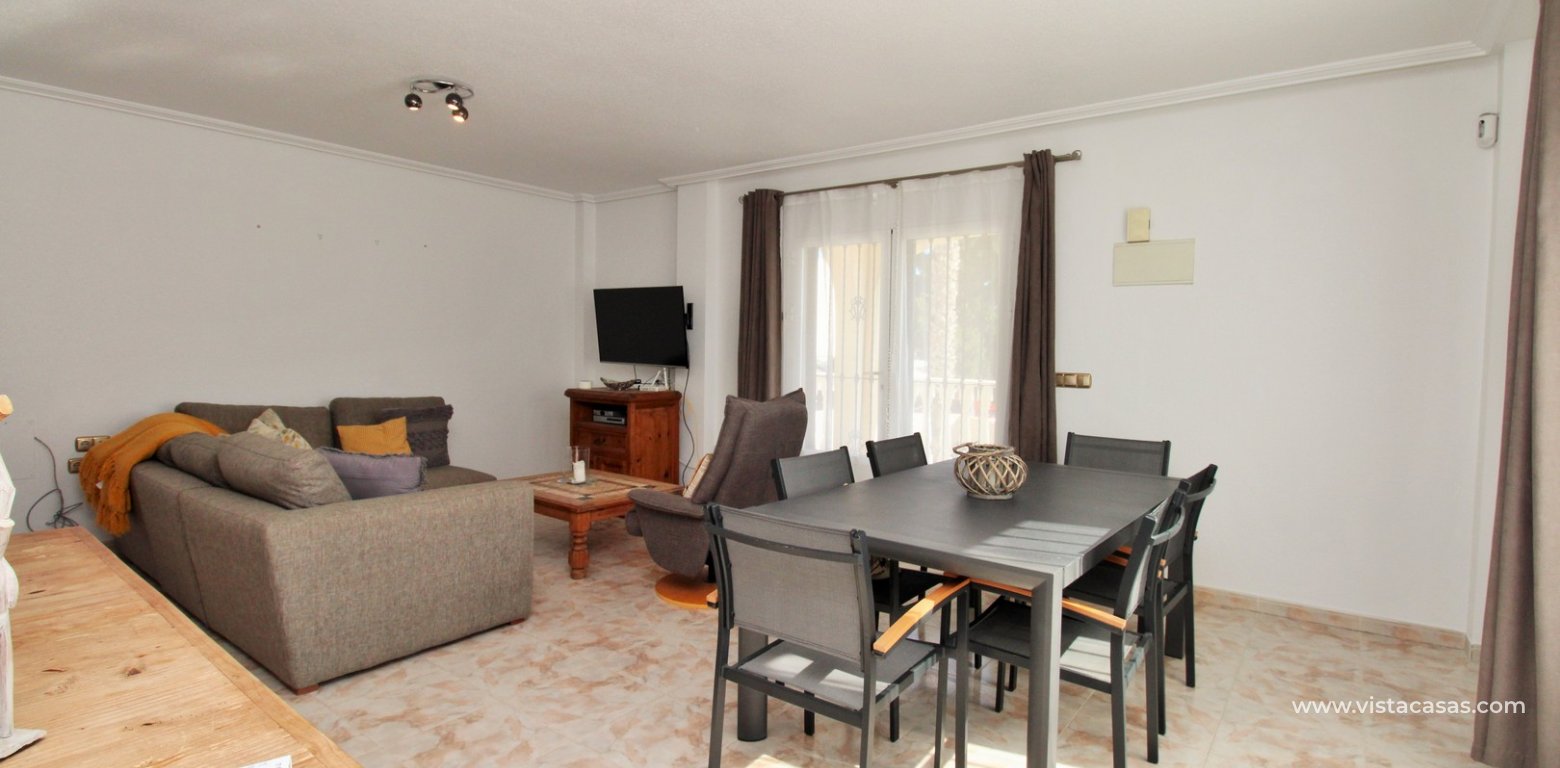 4-Bed Villa with Sea Views & Basement For Sale in Playa Flamenca living room