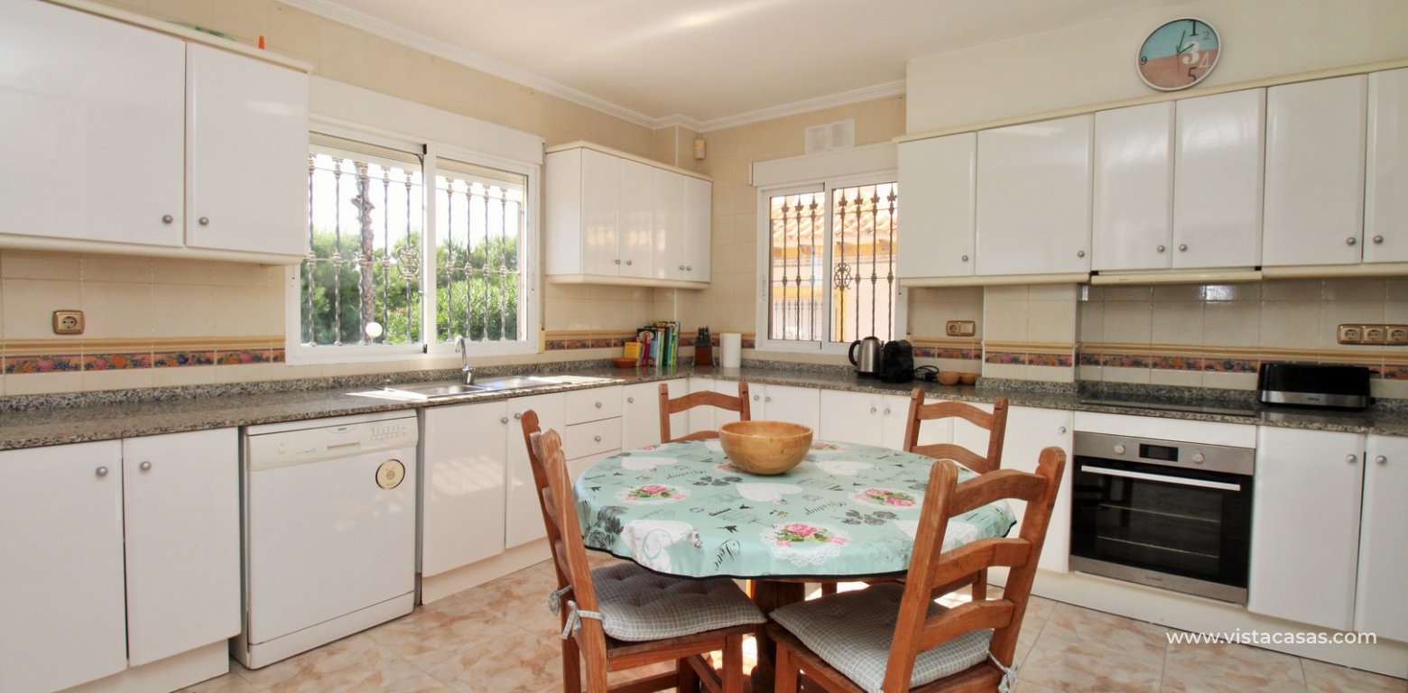 4-Bed Villa with Sea Views & Basement For Sale in Playa Flamenca kitchen