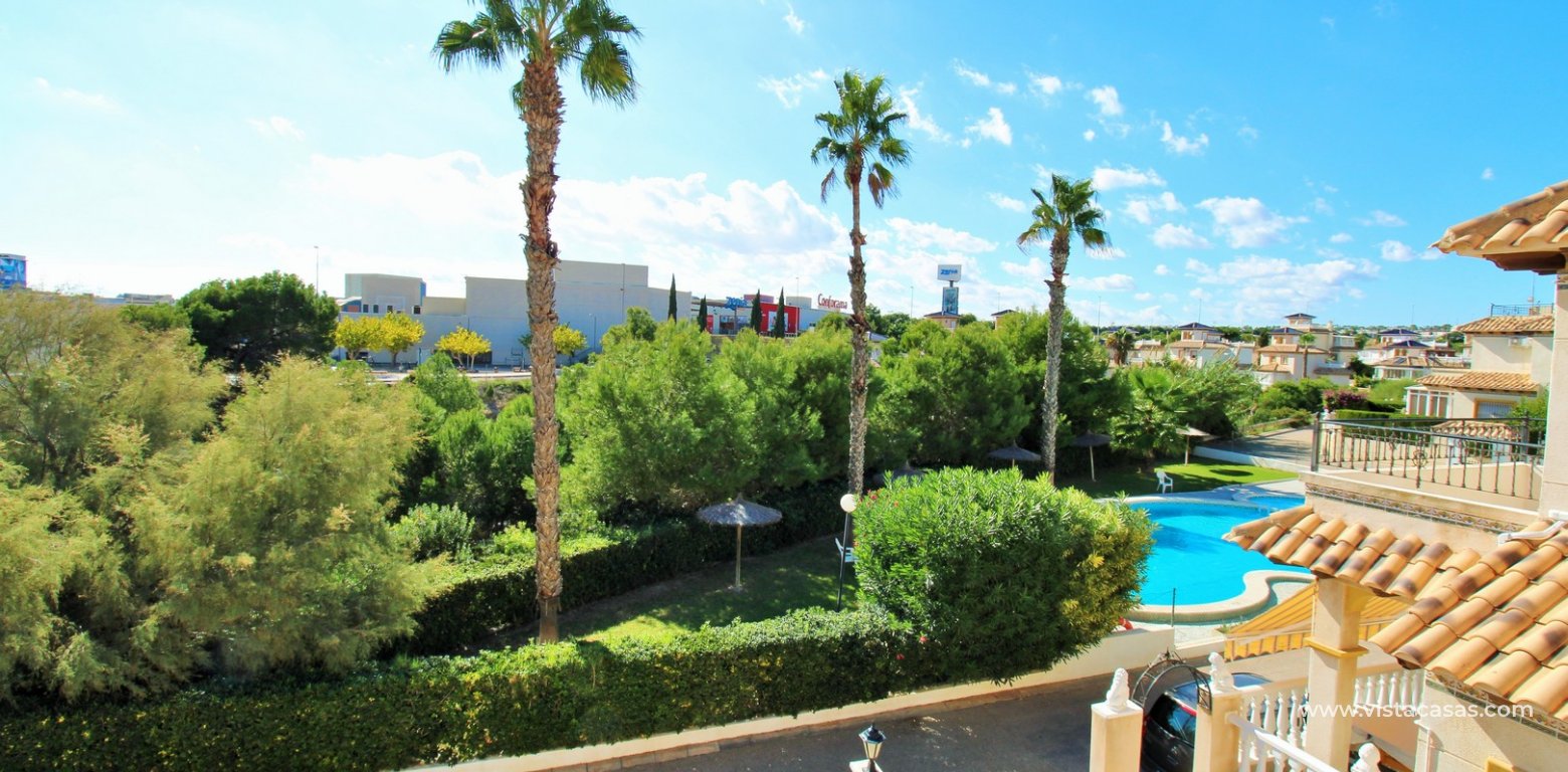 4-Bed Villa with Sea Views & Basement For Sale in Playa Flamenca balcony pool view