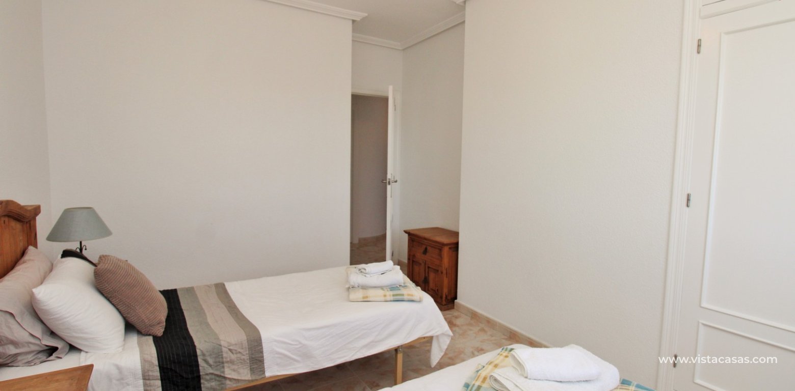 4-Bed Villa with Sea Views & Basement For Sale in Playa Flamenca twin bedroom fitted wardrobes