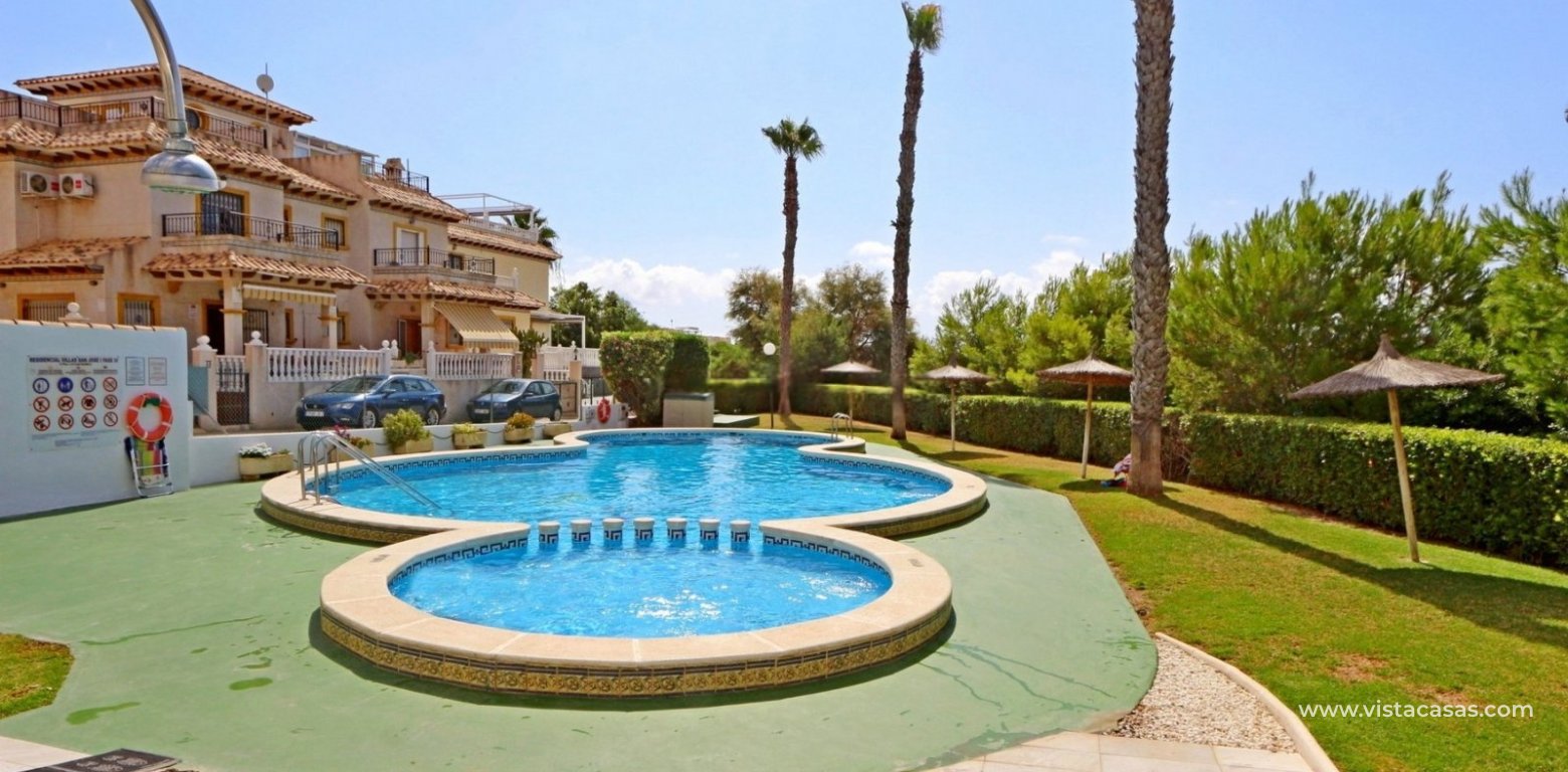 4-Bed Villa with Sea Views & Basement For Sale in Playa Flamenca swimming pool
