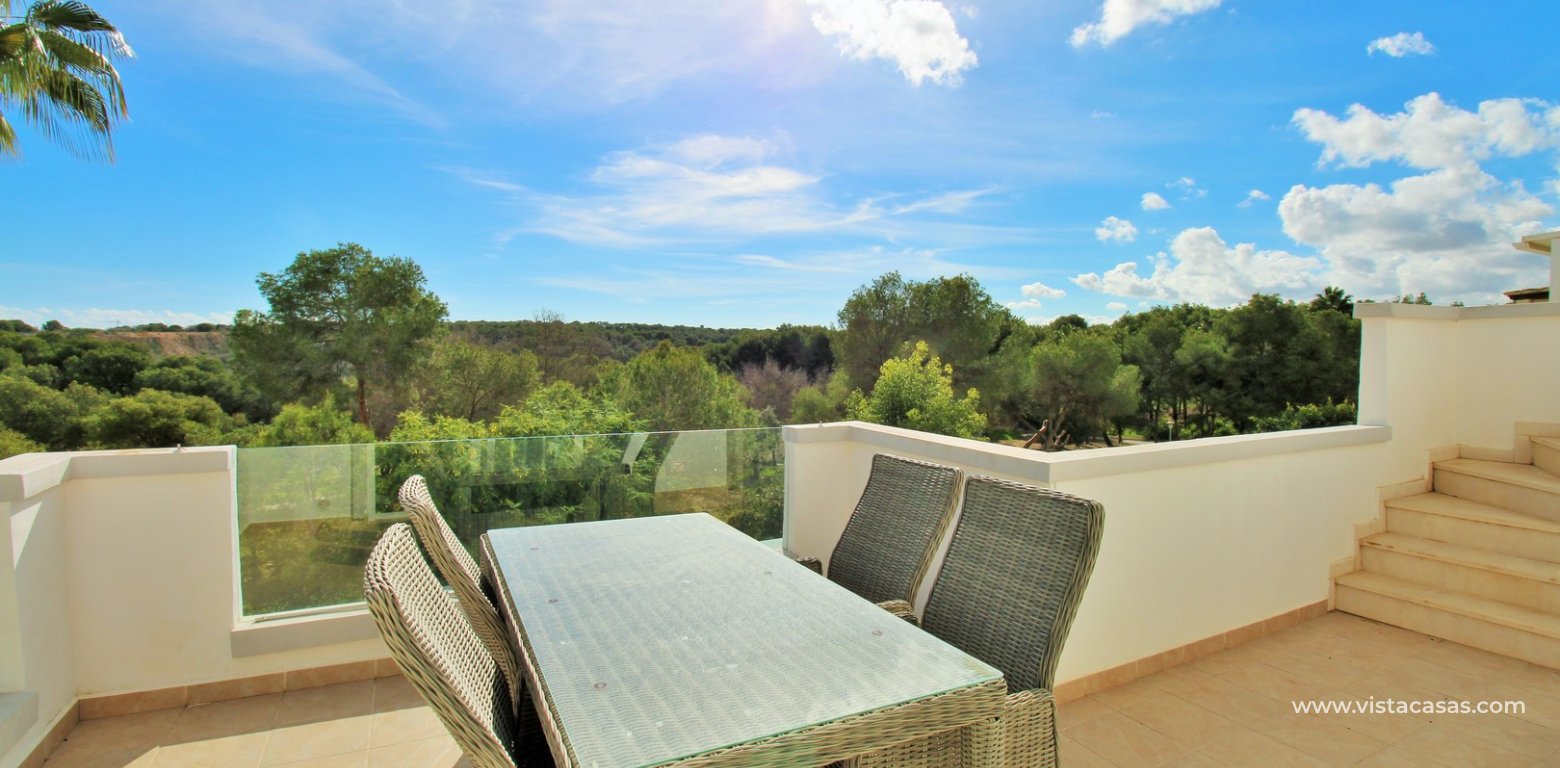 Frontline 3 Bed Villa for Sale in Las Ramblas Golf balcony