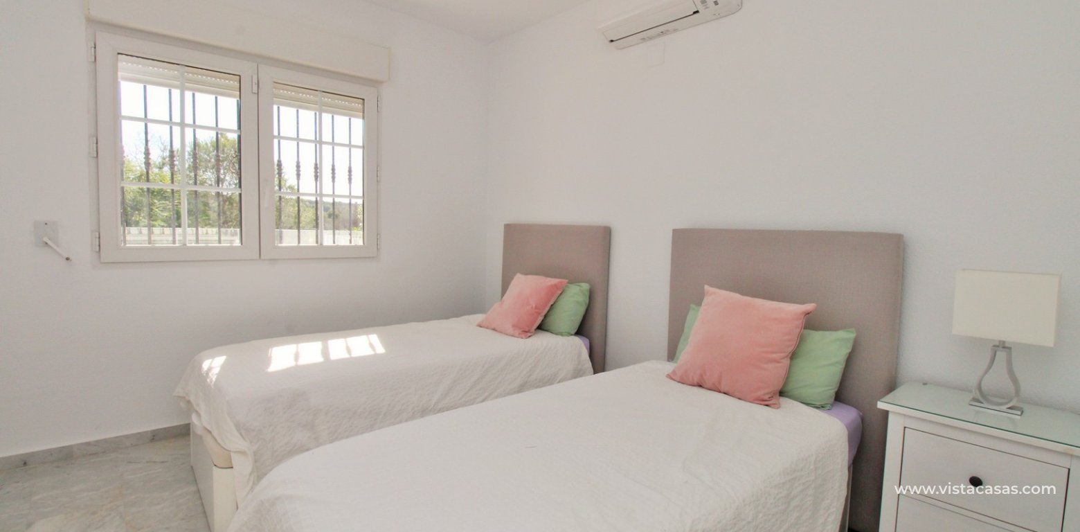 Frontline 3 Bed Villa for Sale in Las Ramblas Golf twin bedroom