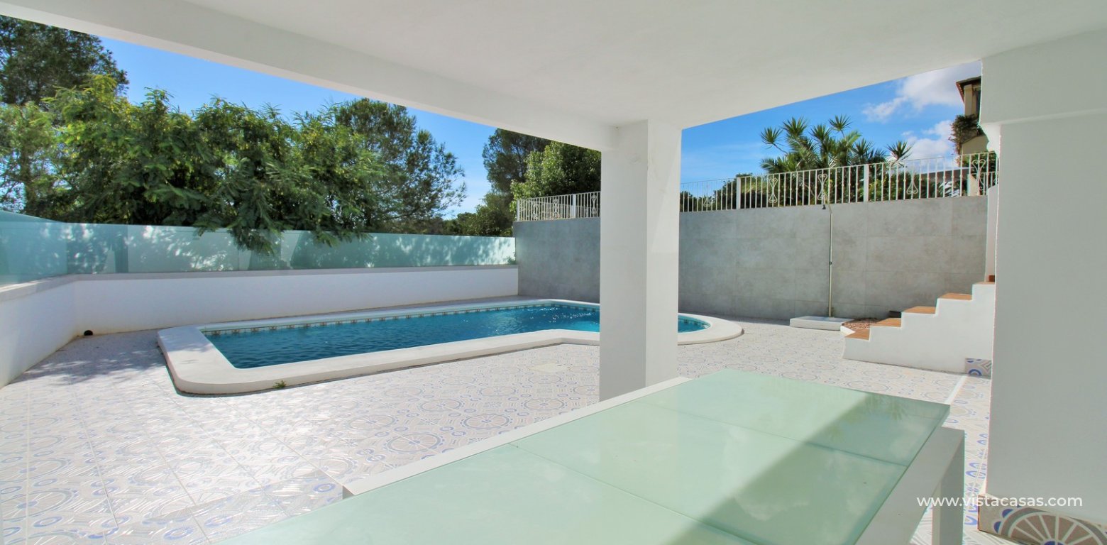 Frontline 3 Bed Villa for Sale in Las Ramblas Golf front terrace area