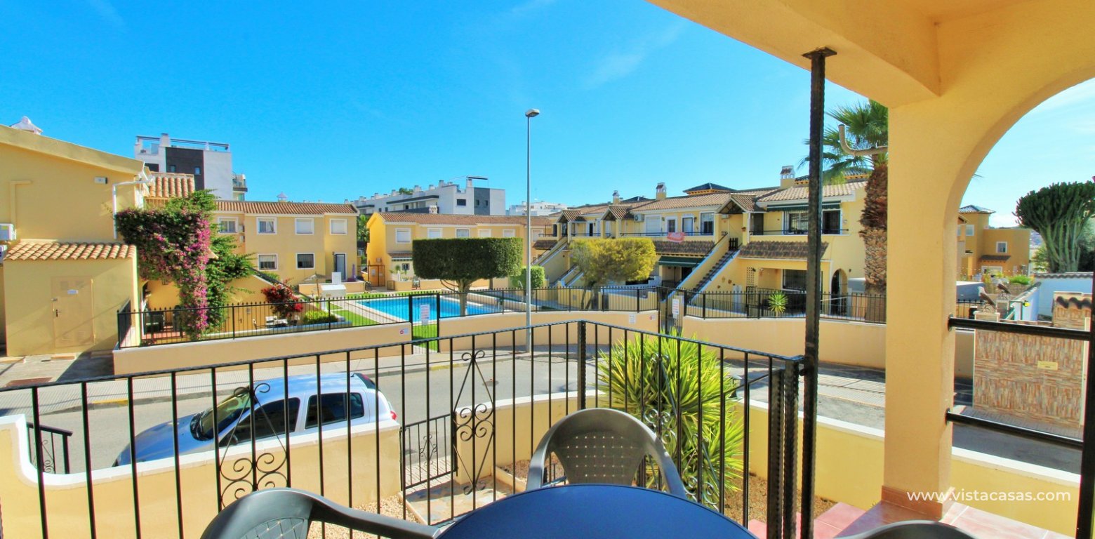 2 Bed Ground Floor Apartment For Sale Lomas del Golf Villamartin terrace pool view