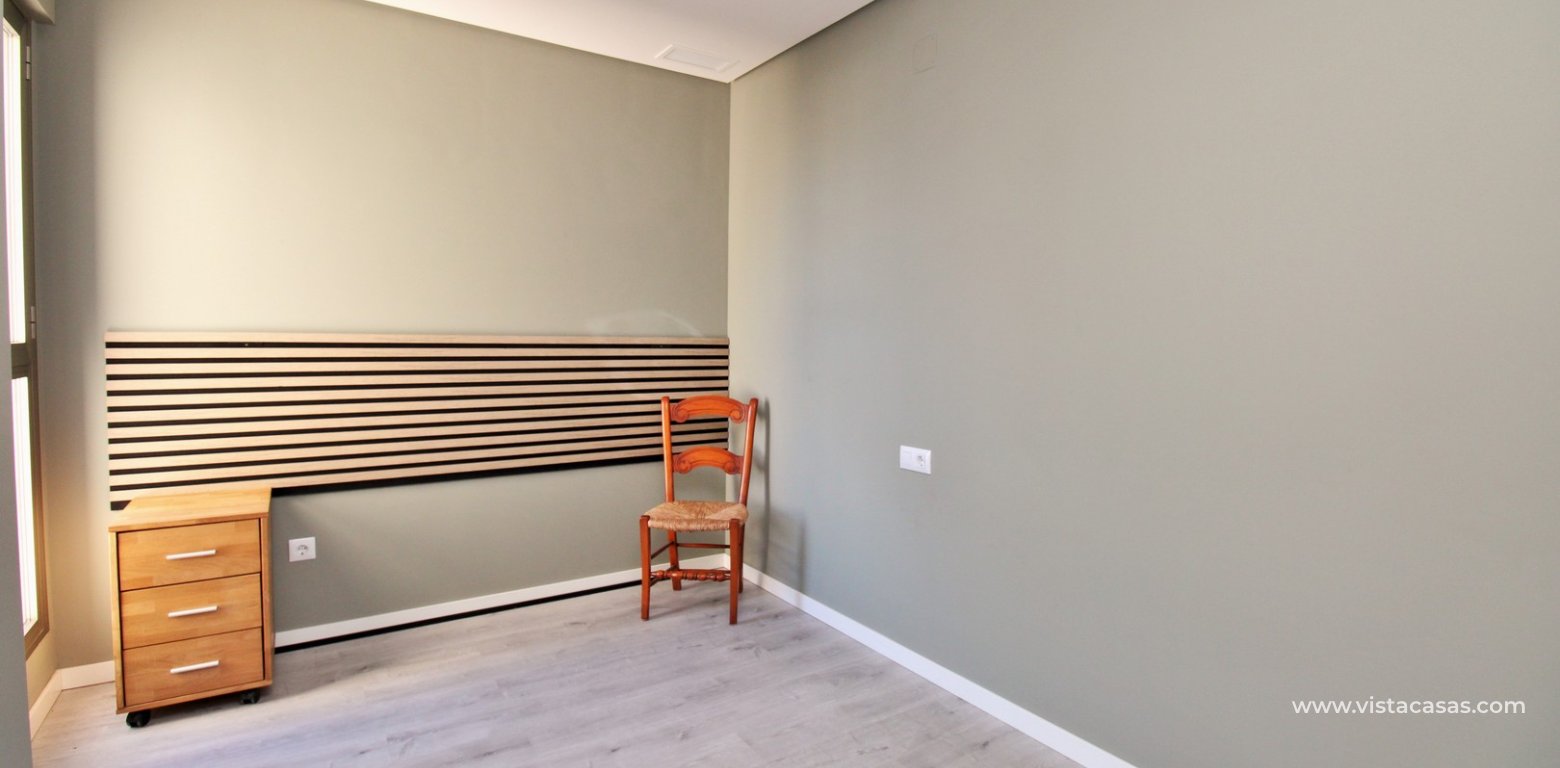 Penthouse with Sea & Mar Menor Views For Sale in Los Dolses twin bedroom