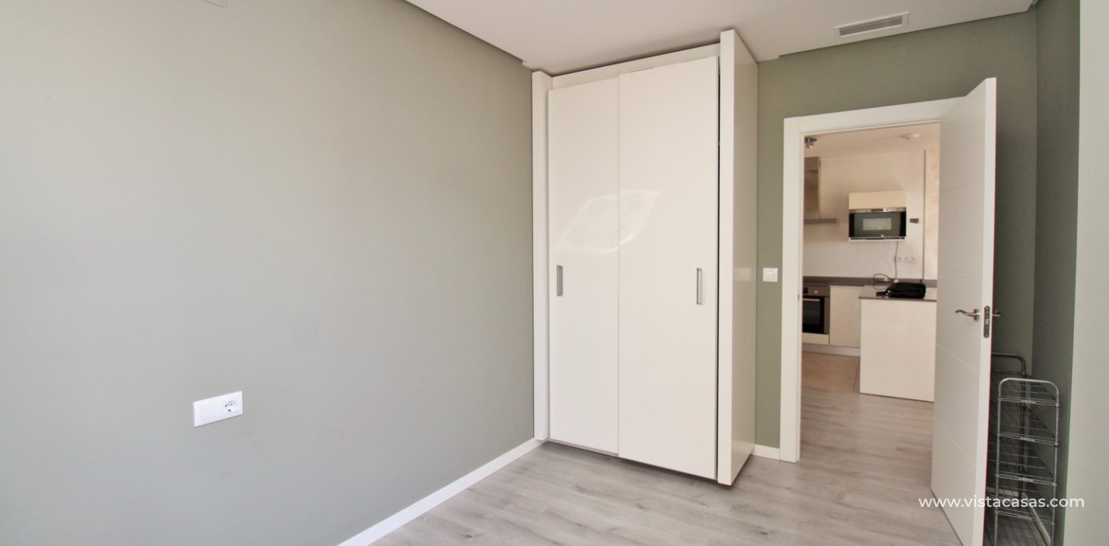 Penthouse with Sea & Mar Menor Views For Sale in Los Dolses twin bedroom fitted wardrobes