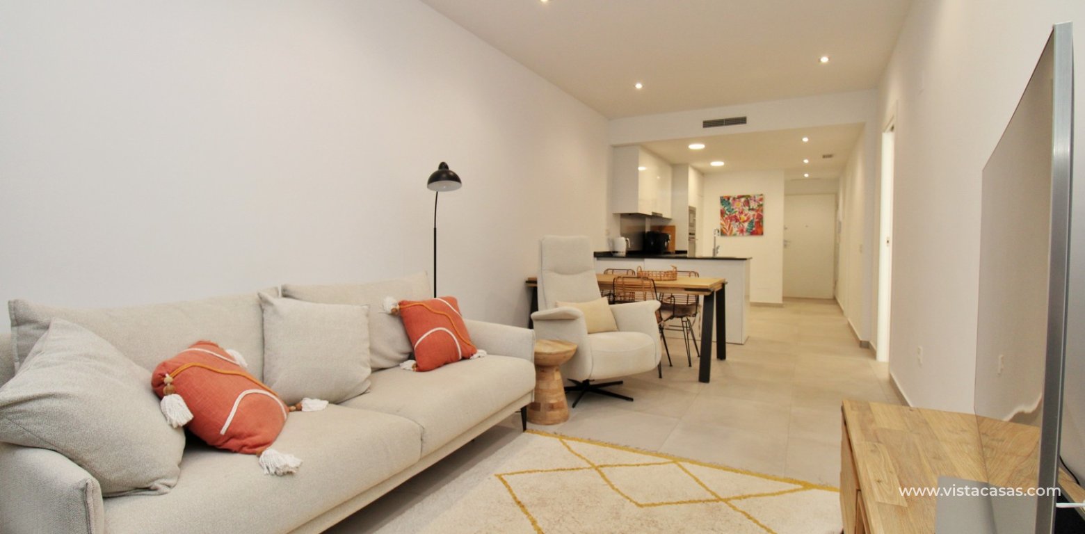 Modern Townhouse with Heated Pool For Sale in Pilar de la Horadada lounge