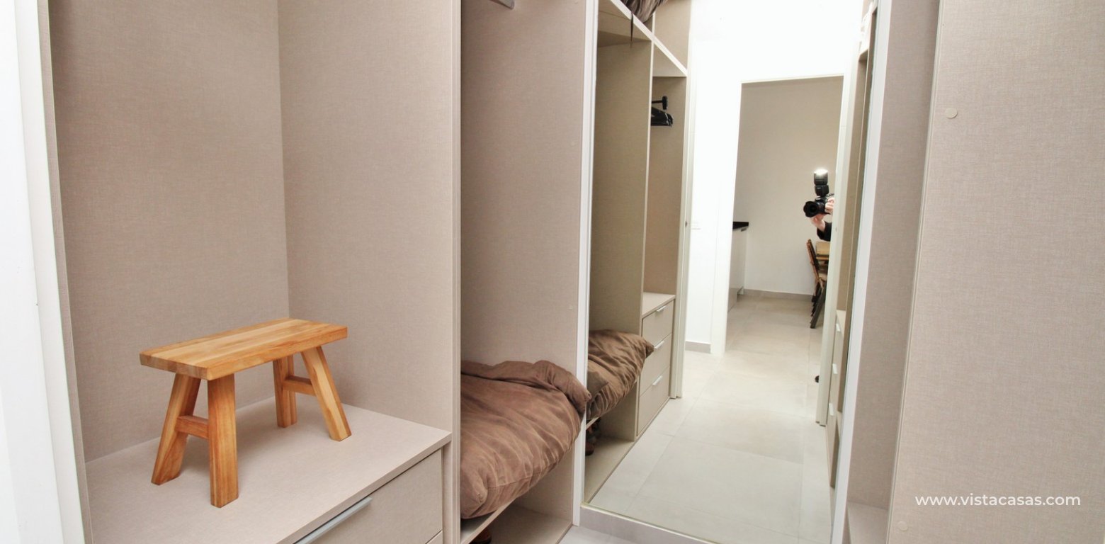 Modern Townhouse with Heated Pool For Sale in Pilar de la Horadada walk-in wardrobe