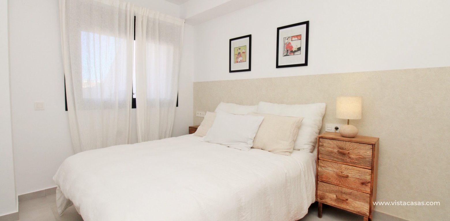 Modern Townhouse with Heated Pool For Sale in Pilar de la Horadada double bedroom