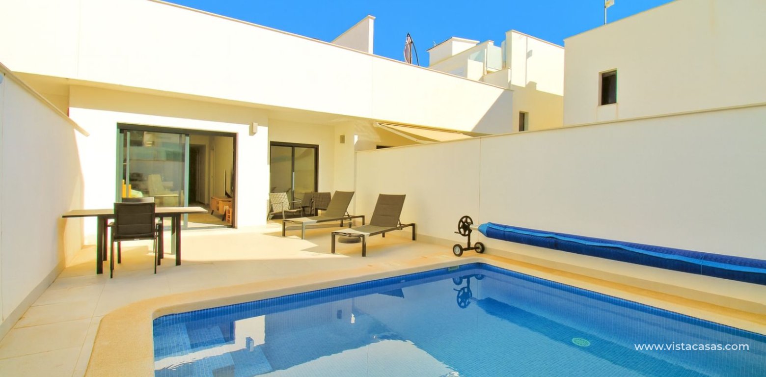 Modern Townhouse with Heated Pool For Sale in Pilar de la Horadada pool