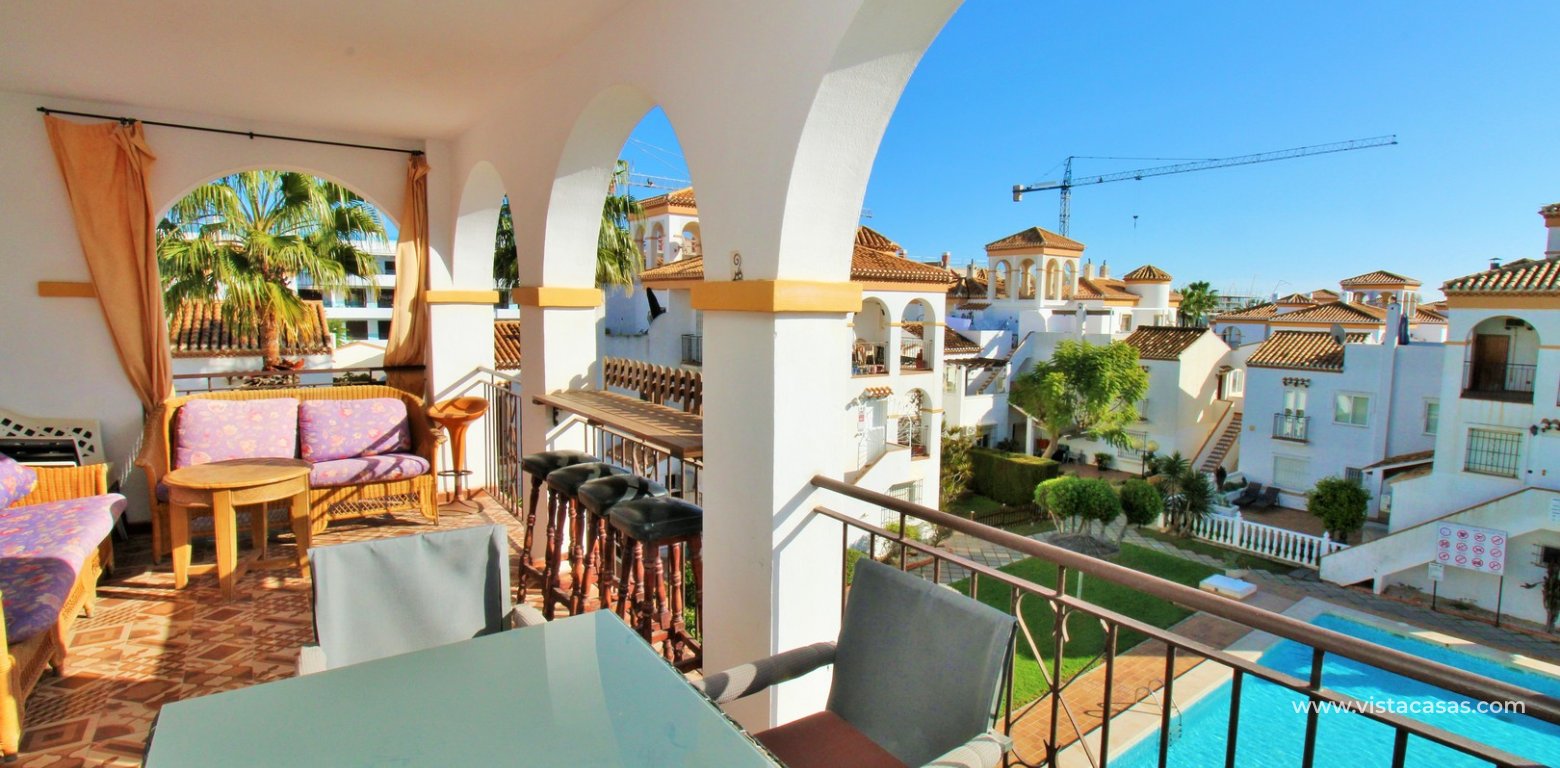 Duplex Penthouse for Sale in Playa Flamenca solarium pool views