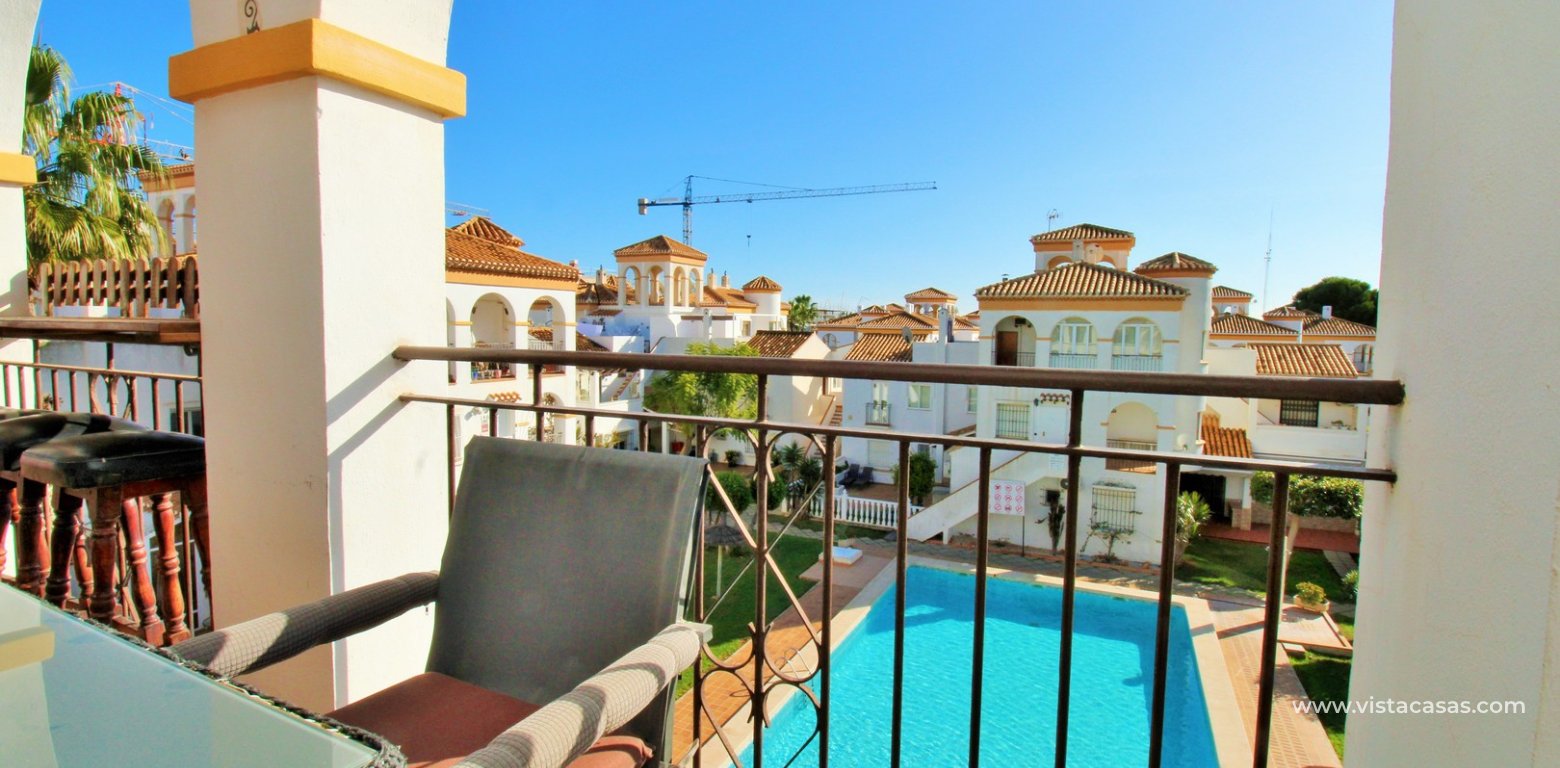 Duplex Penthouse for Sale in Playa Flamenca views of the pool
