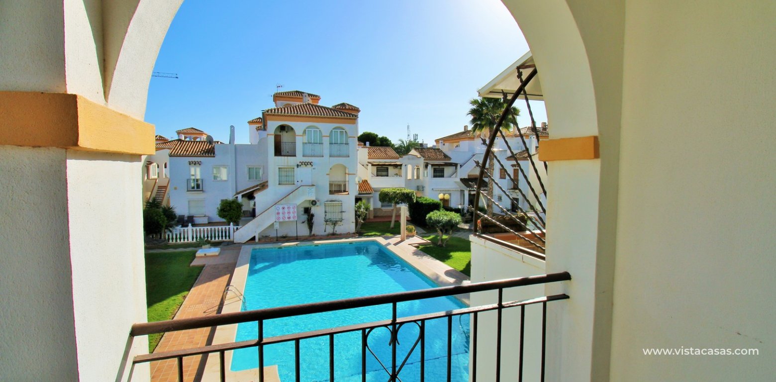 Duplex Penthouse for Sale in Playa Flamenca balcony pool view