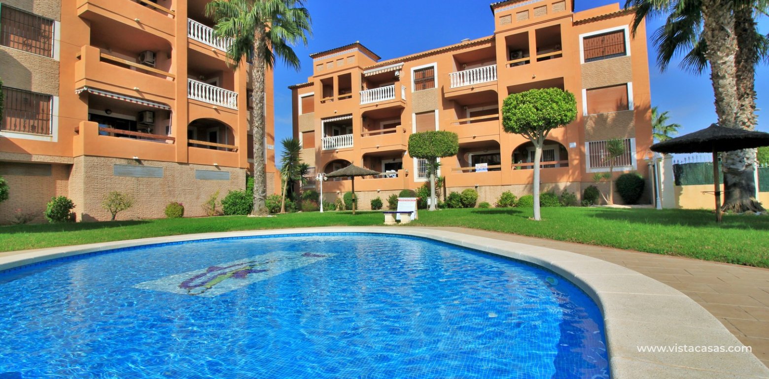2 Bed Apartment with Lift & Pool For Sale in Pau 8 Villamartin swimming pool