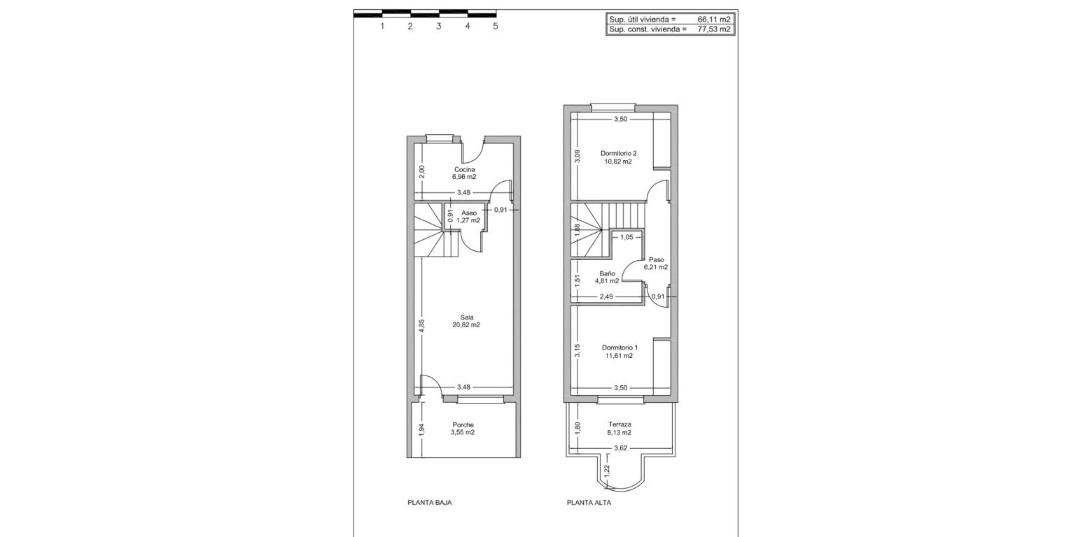 Sale - Townhouse - Rojales - Ciudad Quesada