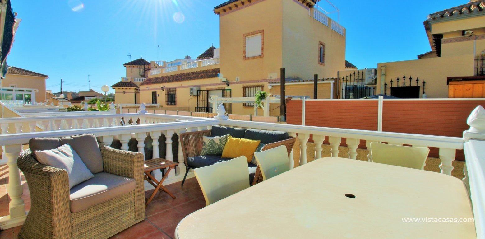 South Facing 3 Bed Townhouse For Sale in Paola II Playa Flamenca terrace
