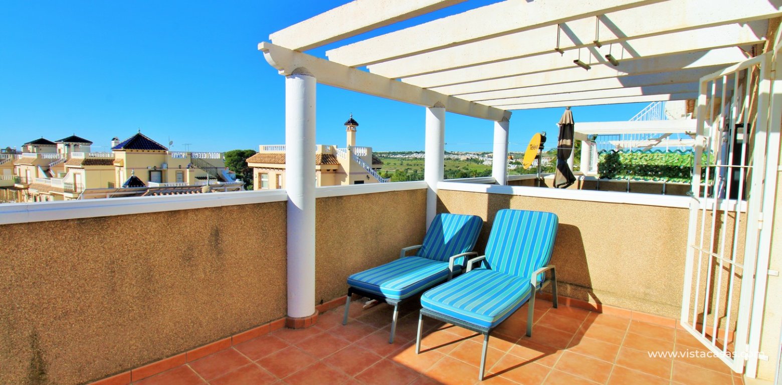 South Facing 3 Bed Townhouse For Sale in Paola II Playa Flamenca solarium