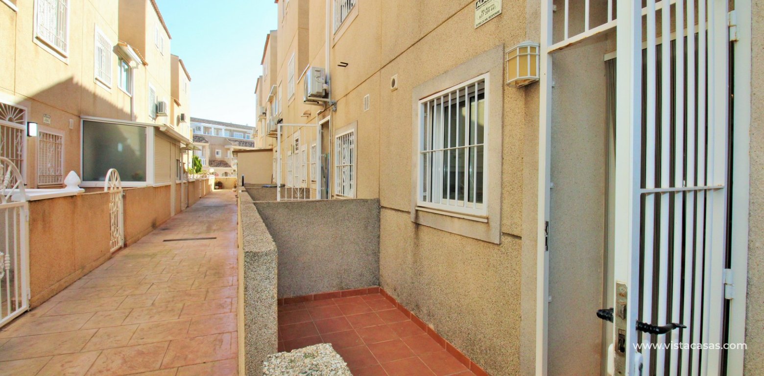 South Facing 3 Bed Townhouse For Sale in Paola II Playa Flamenca rear terrace