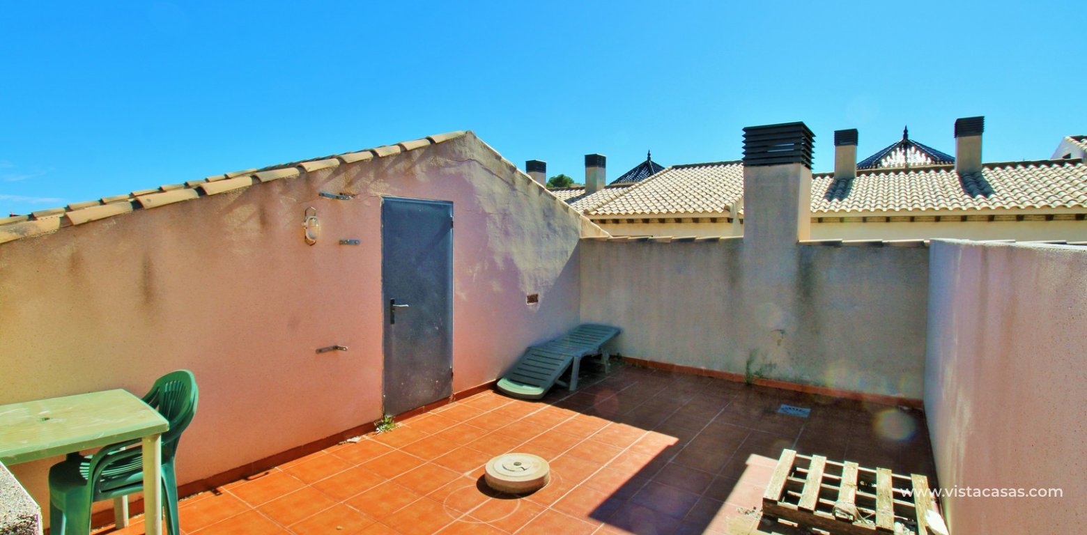 2 Bed Penthouse with Solarium in Pinada Golf Villamartin roof terrace