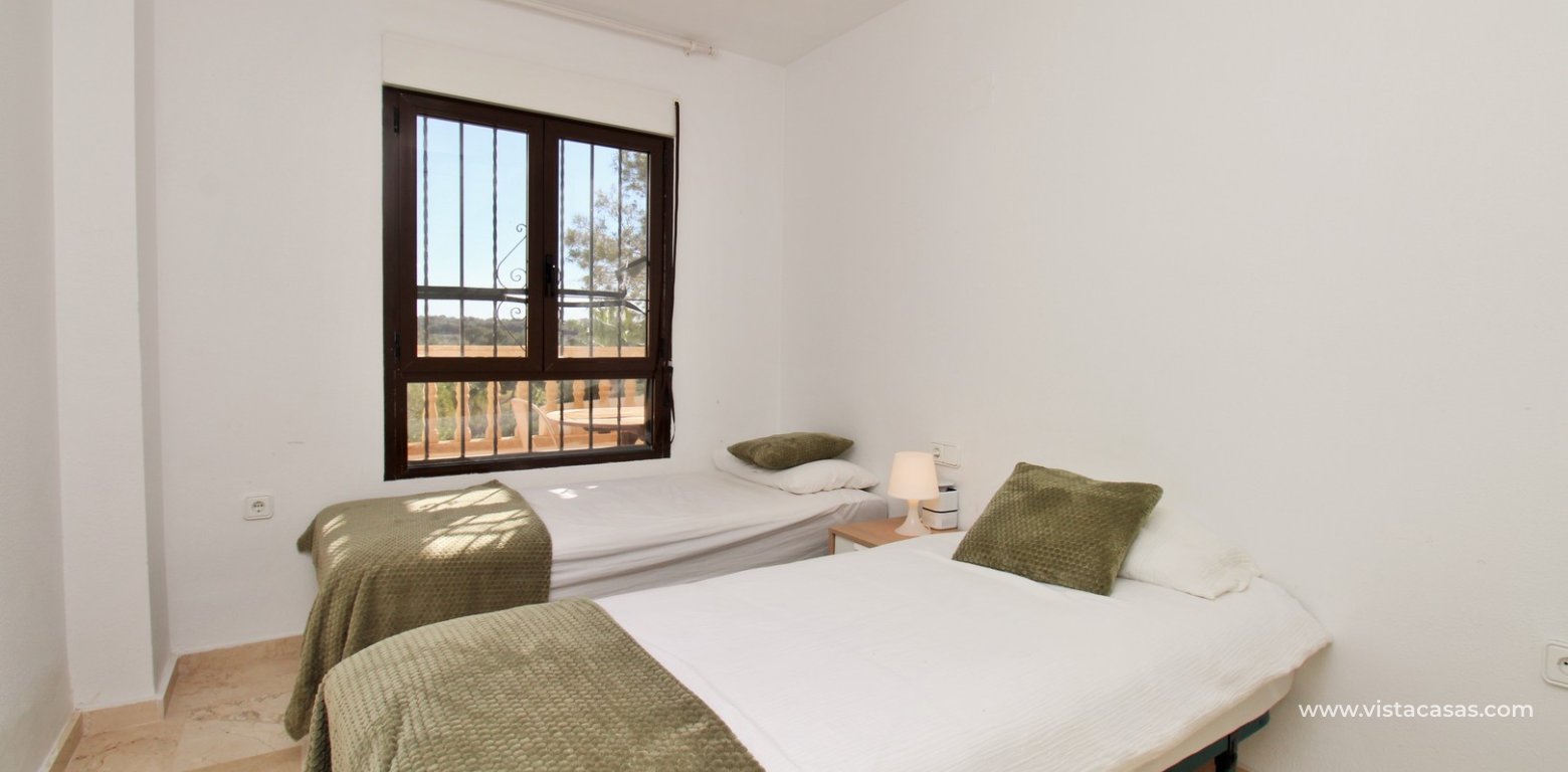 South Facing 2 Bed Apartment For Sale Altamira V Las Ramblas twin bedroom