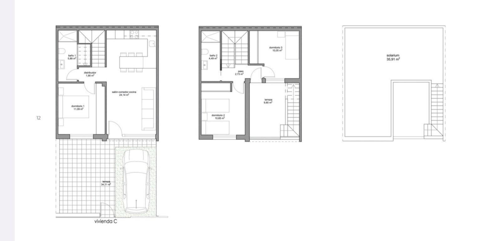 New Build - Townhouse - Pilar de la Horadada