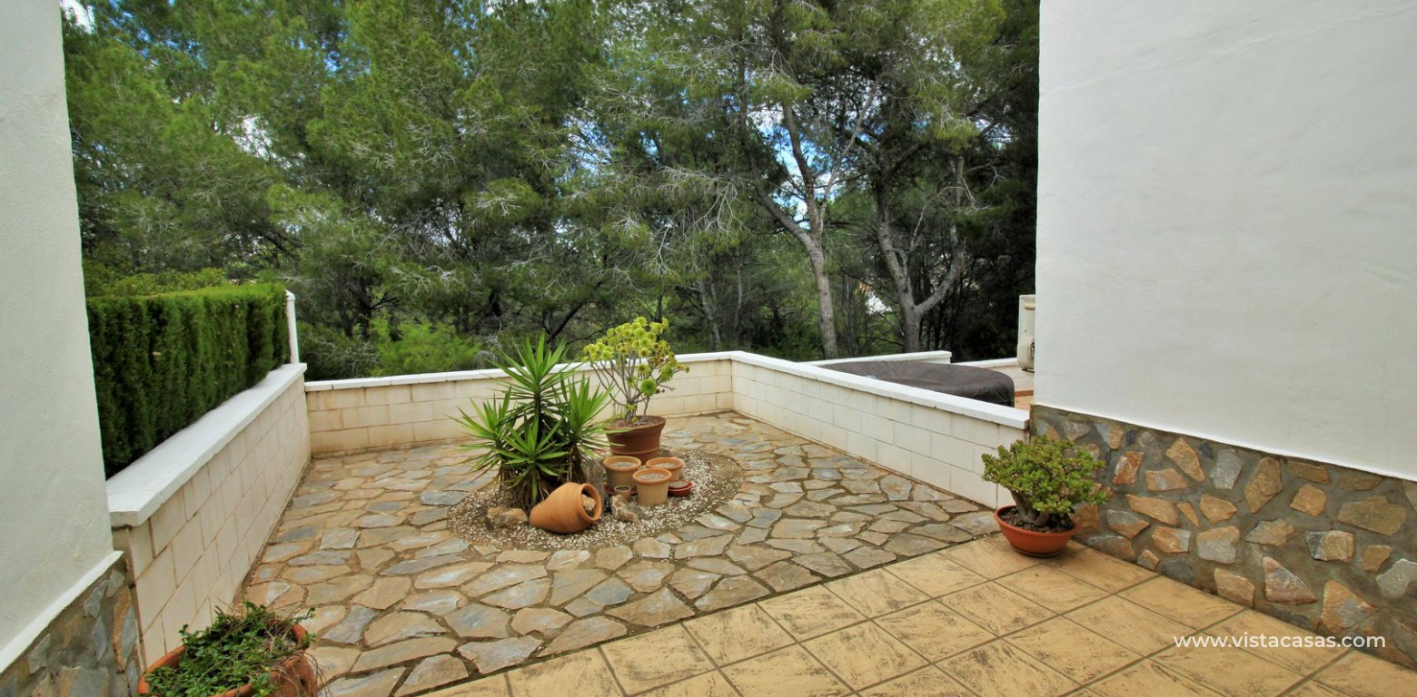 South facing sofia townhouse for sale in R15 Los Dolses rear garden