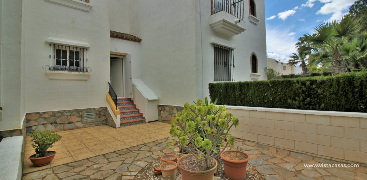 South facing sofia townhouse for sale in R15 Los Dolses back garden