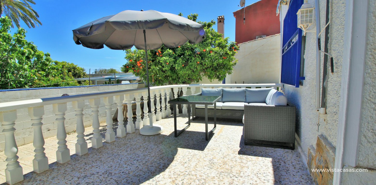 Detached villa for sale with private pool in Los Dolses raised terrace