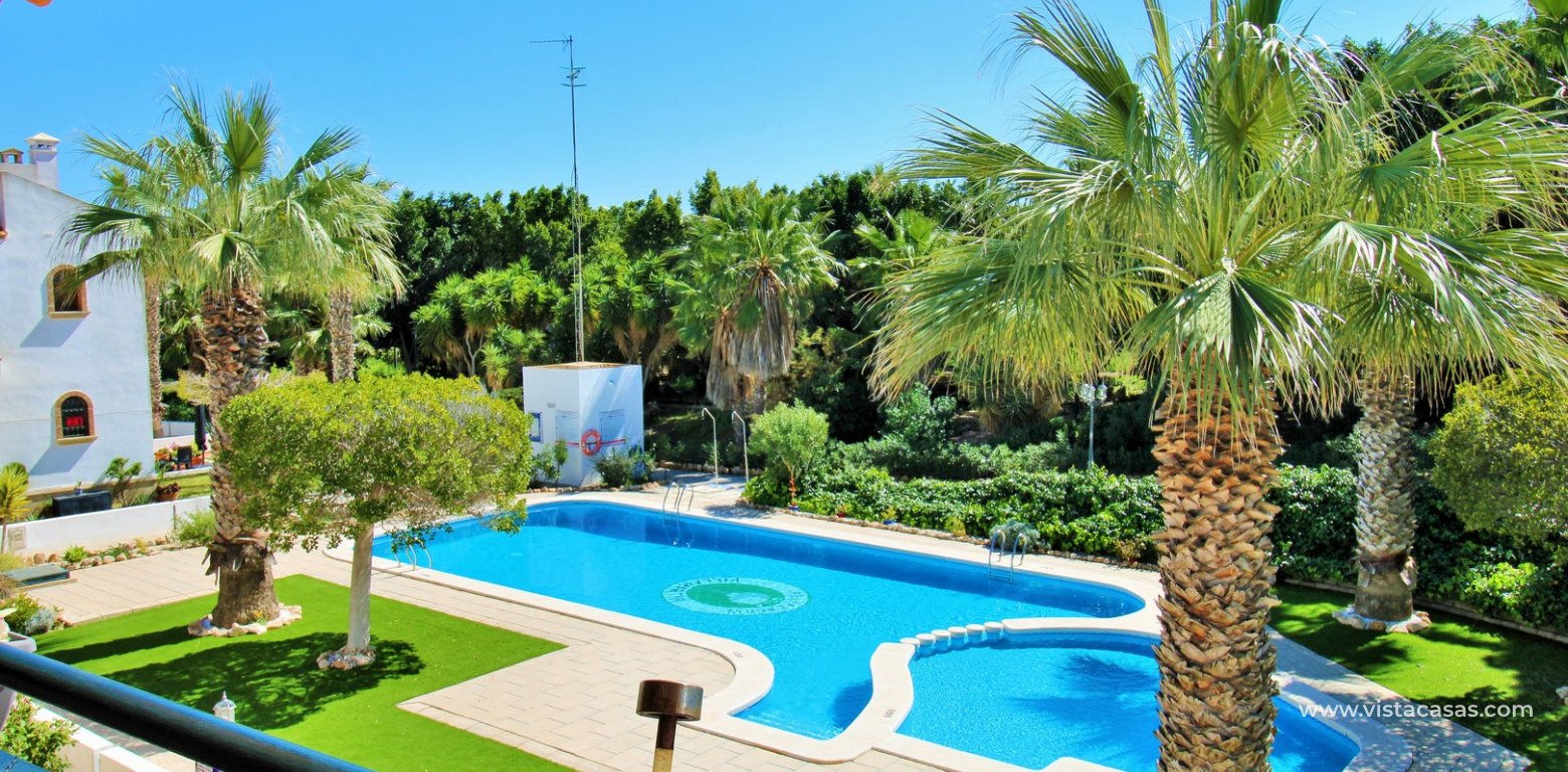 South-Facing 2 Bed Apartment with Solarium Villamartin pool view