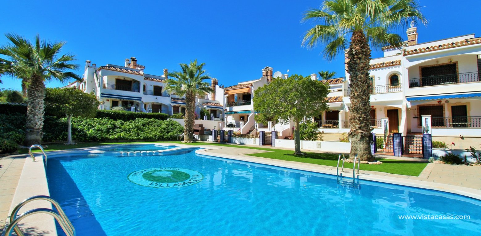 South-Facing 2 Bed Apartment with Solarium Villamartin pool 2