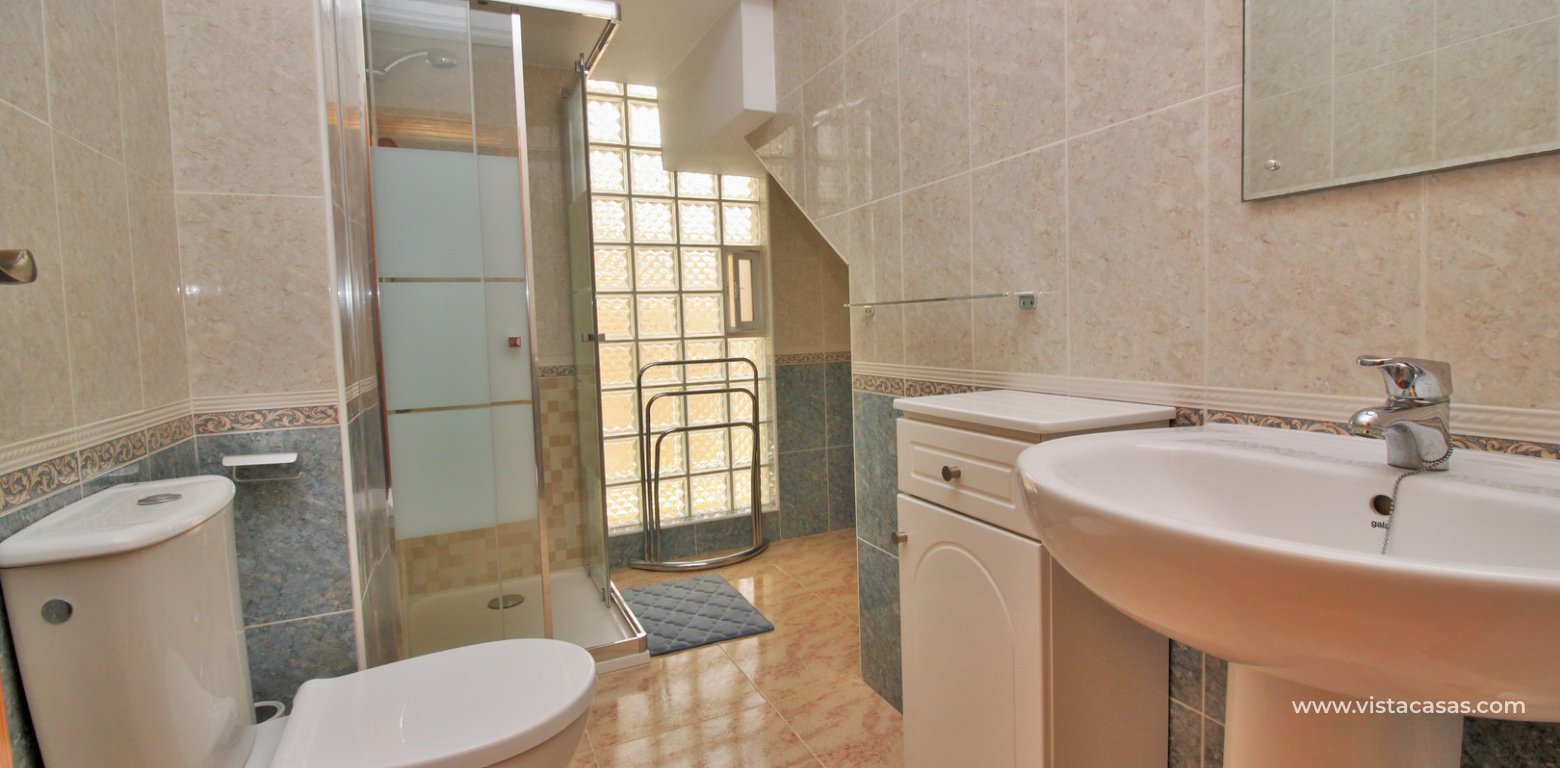 Zodiaco quad with private pool for sale in Villamartin downstairs bathroom