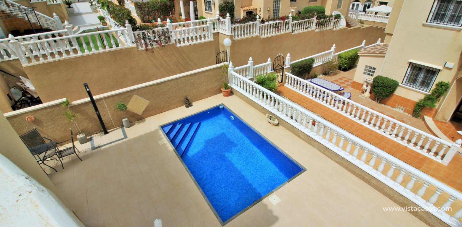 Zodiaco quad with private pool for sale in Villamartin tiled garden