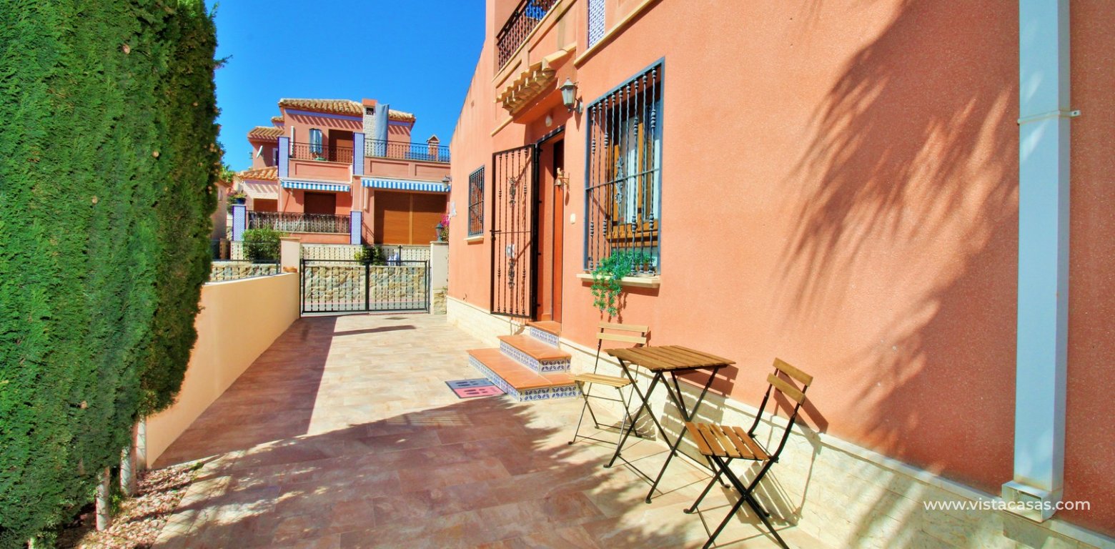 3 Bed Villa with Sea Views in La Cañada San Miguel side terrace
