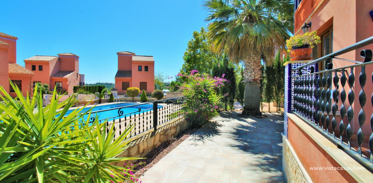 3 Bed Villa with Sea Views in La Cañada San Miguel front terrace 3