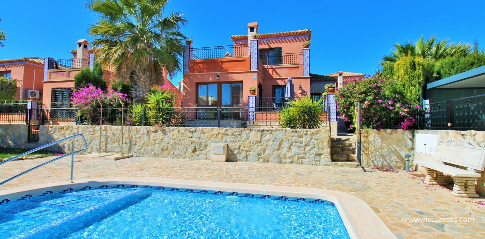 3 Bed Villa with Sea Views in La Cañada San Miguel communal pool